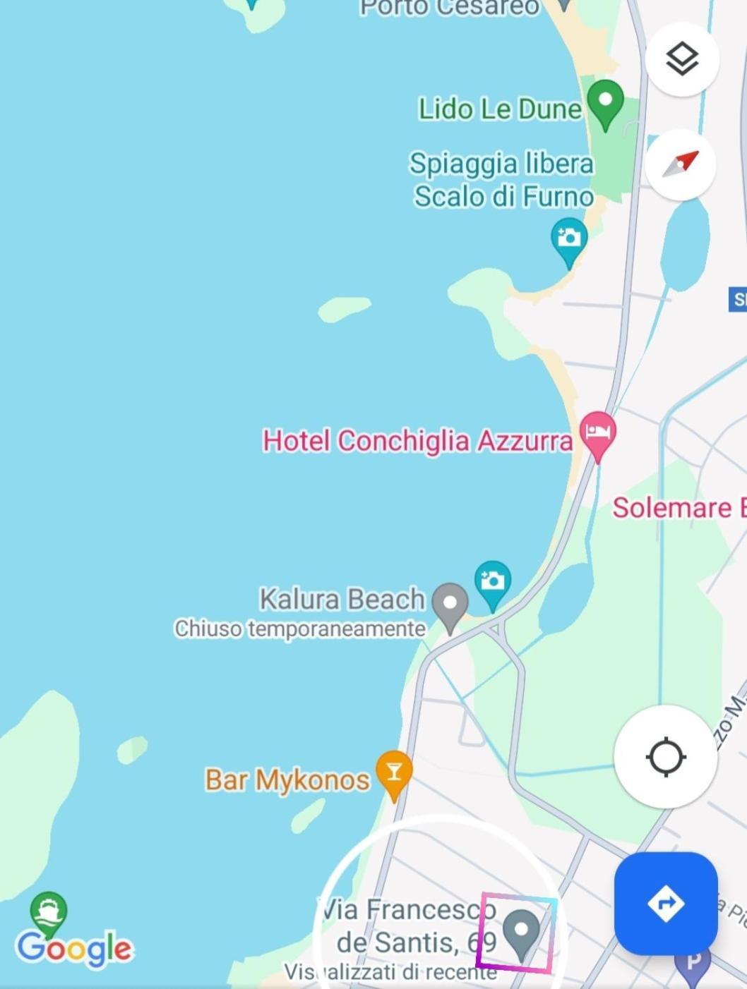 La Casetta Al Mar 切萨雷奥港 外观 照片